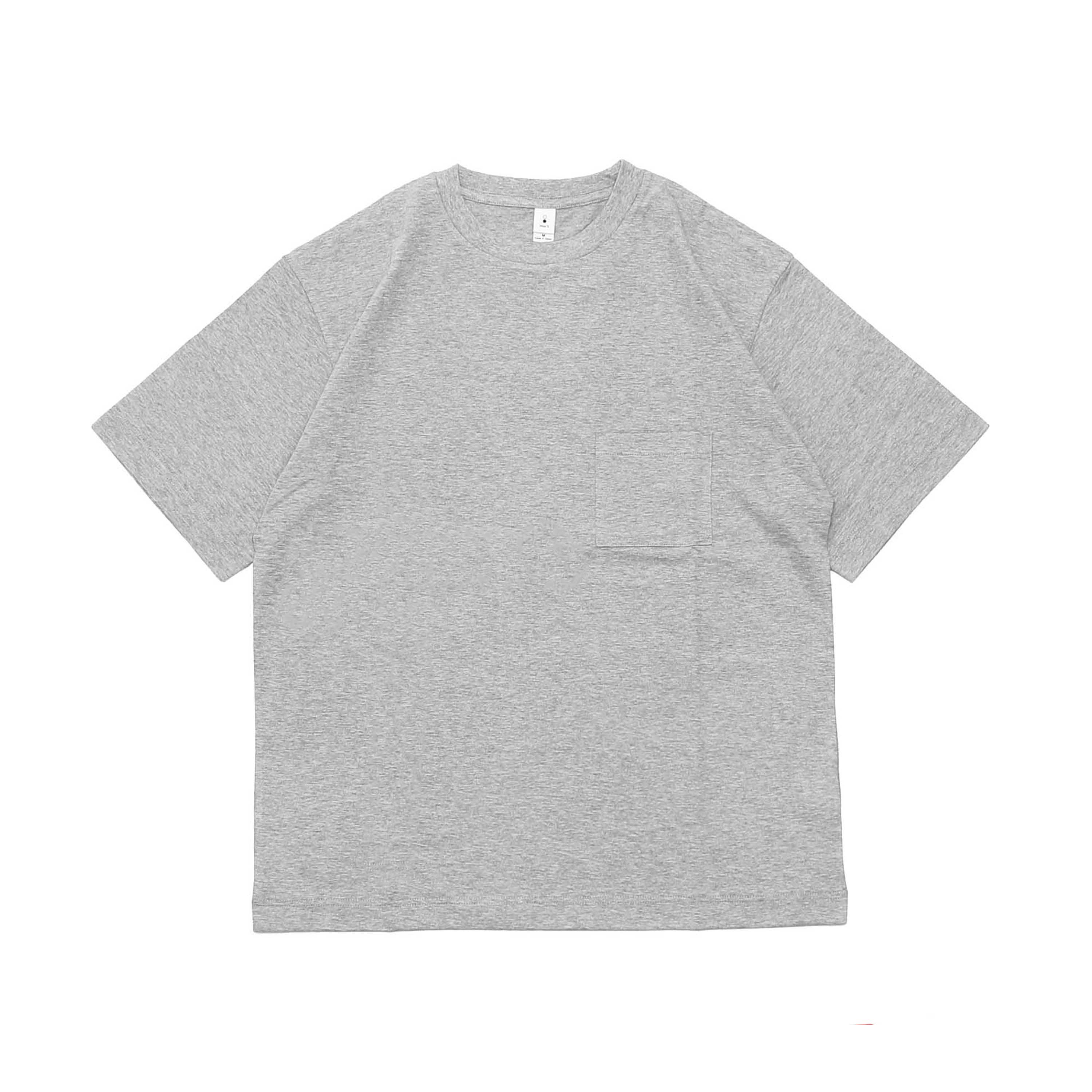 LOOSE FIT S/S TEE(M10-130) - HEATHER GRAY