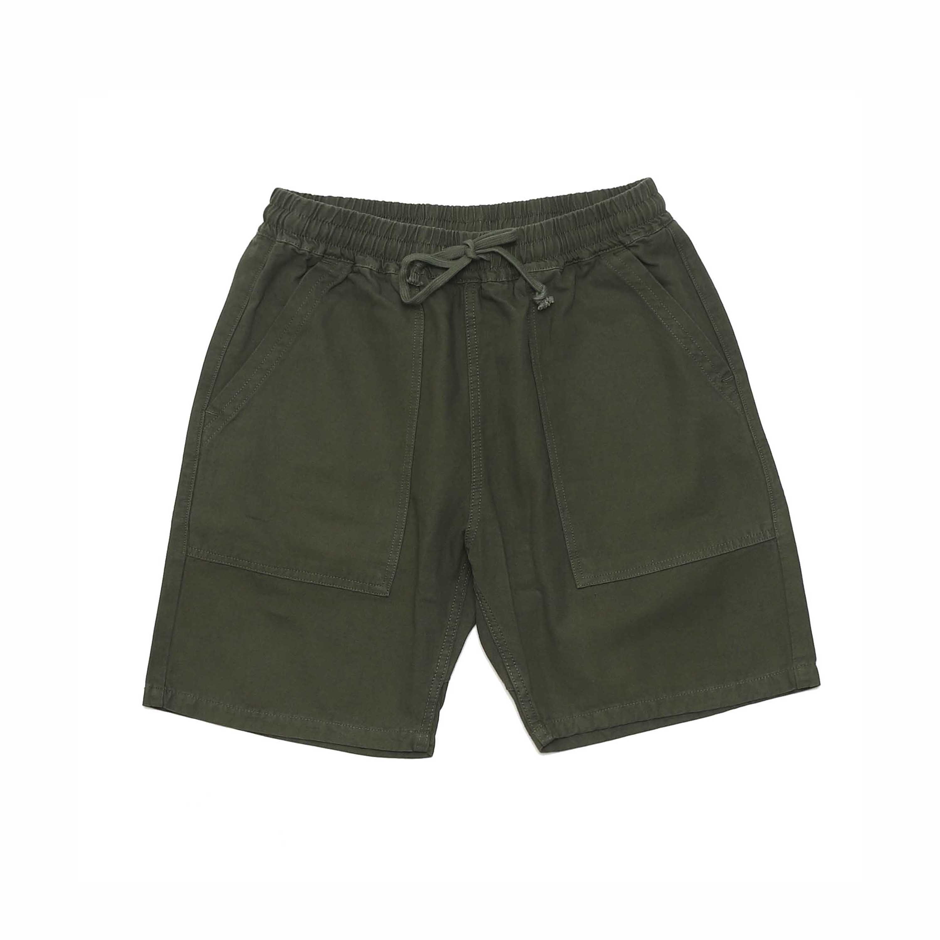 CLASSIC CANVAS CHEF SHORTS - OLIVE
