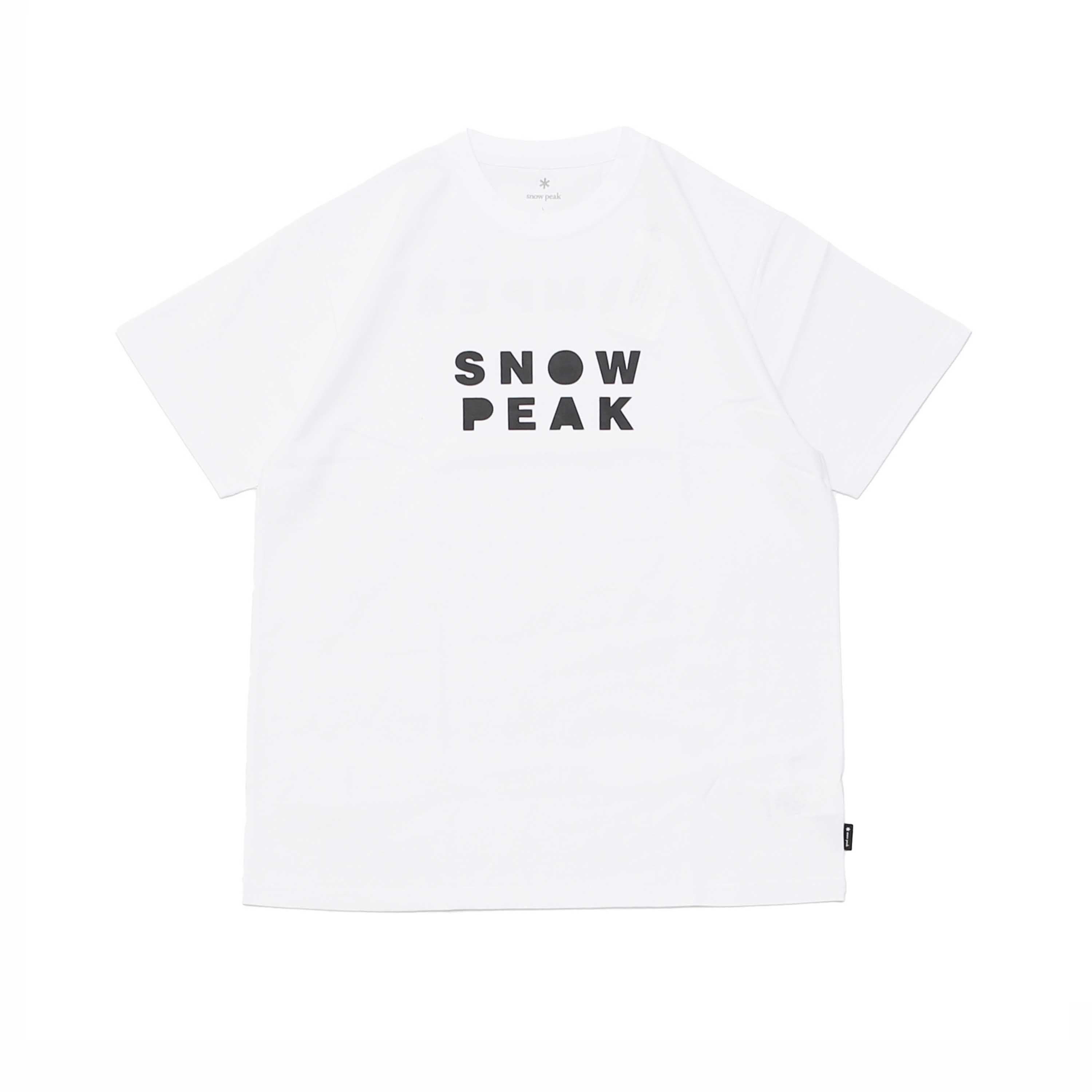 SNOWPEAKER S/S T-SHIRT - CAMPER WHITE