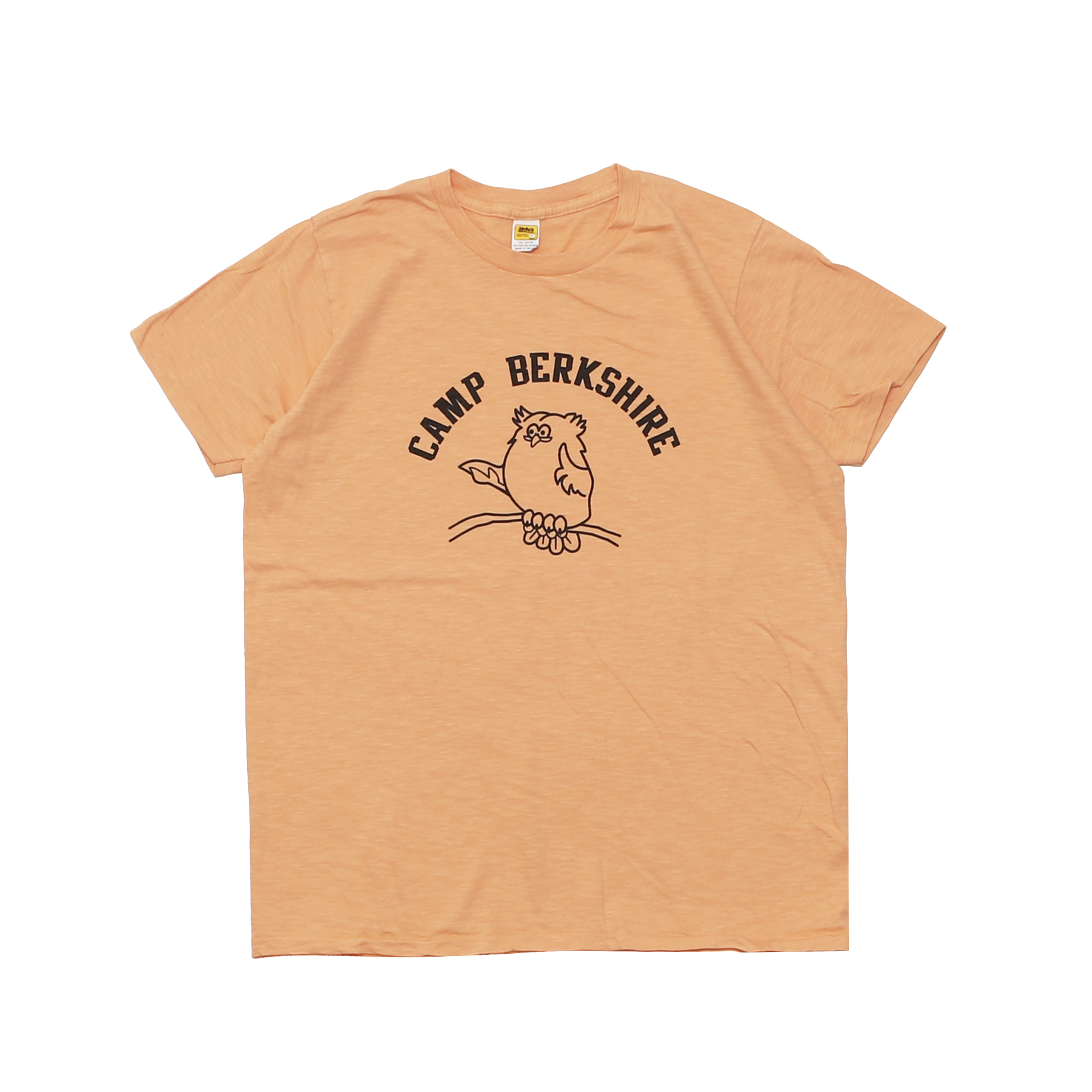 PRINTED S/S TEE - CAMP APRICOT