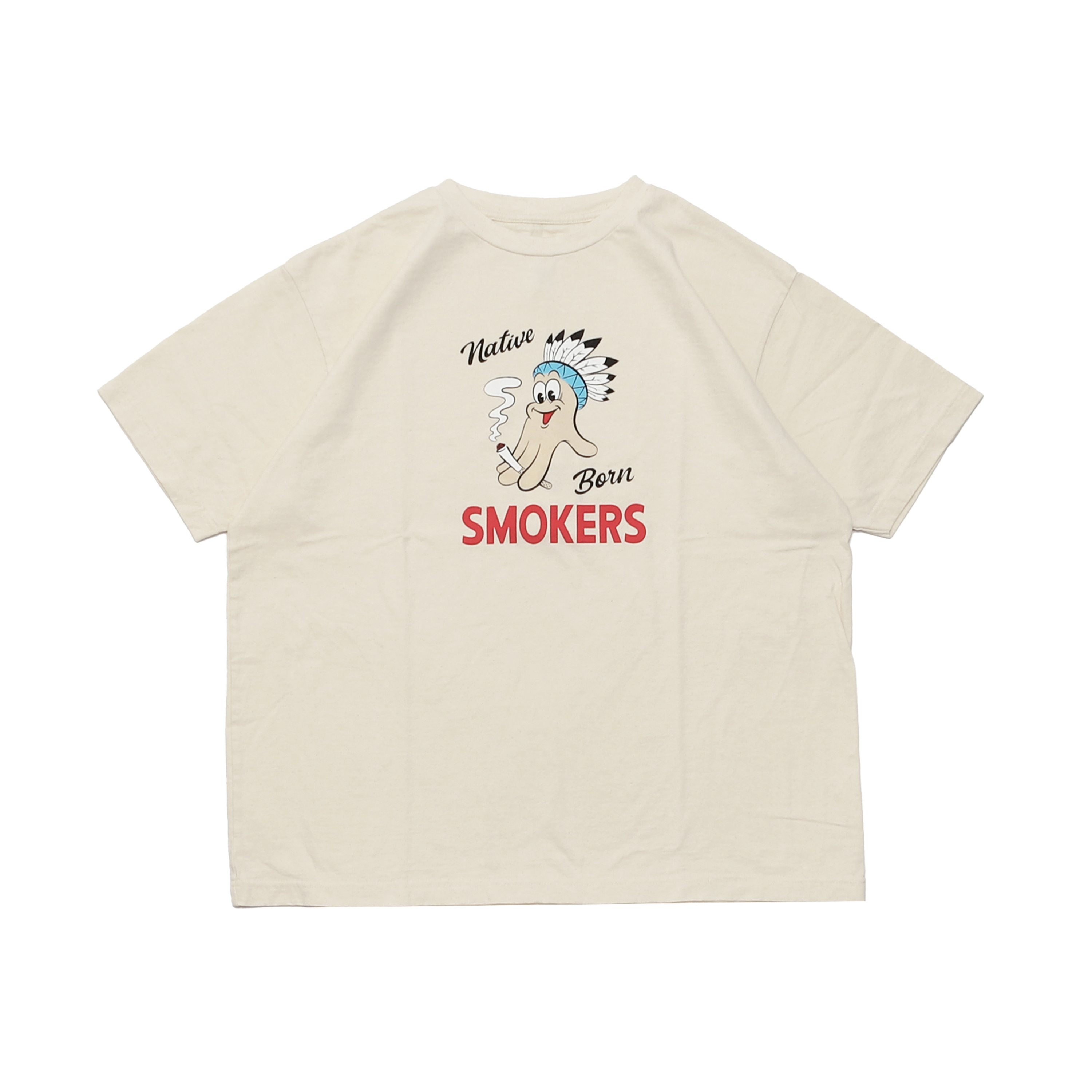 SMOKERS S/S T-SHIRTS - ECRU